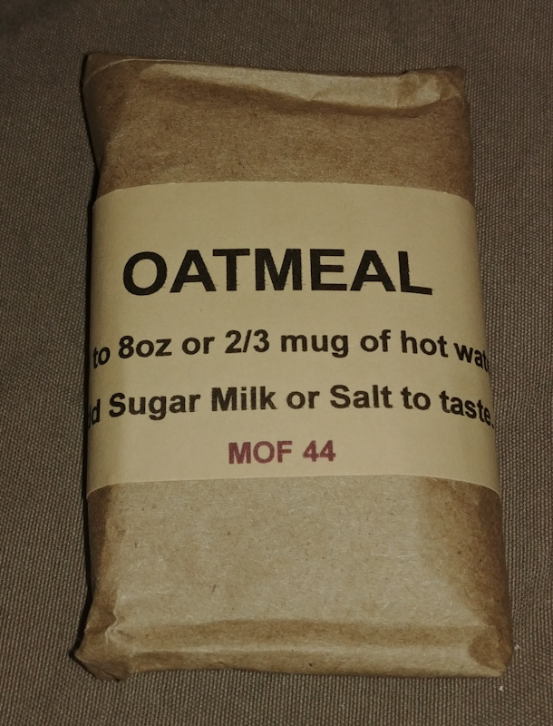 Oatmeal, Individual